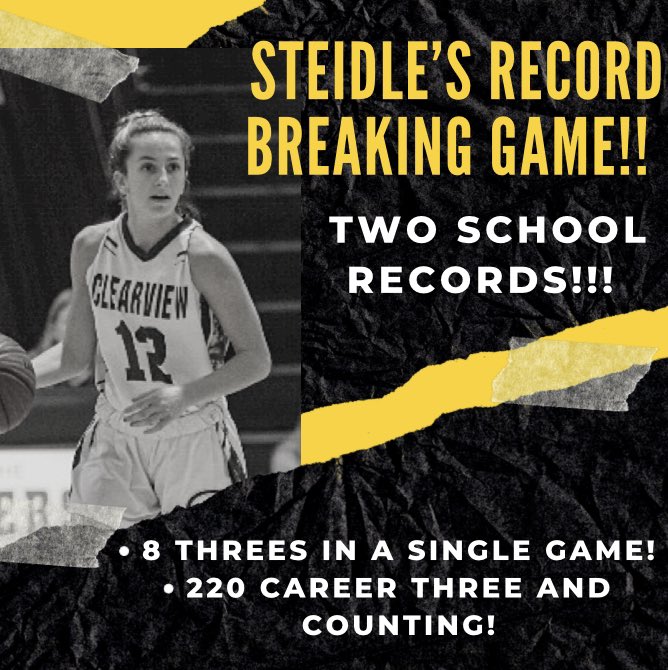Record breaking night for <a href="/EmmaSteidle/">Emma Steidle</a>!!! Way to go Emma!! 👏🏼 👏🏼 👏🏼