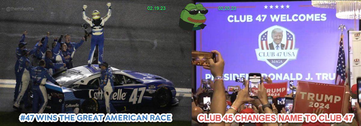 TheMrLeotta's tweet image. 47 FOR THE WIN 🏆🇺🇸
#CLUB47 #NoCoincidences 
#NCSWIC🐸🎬🍿
