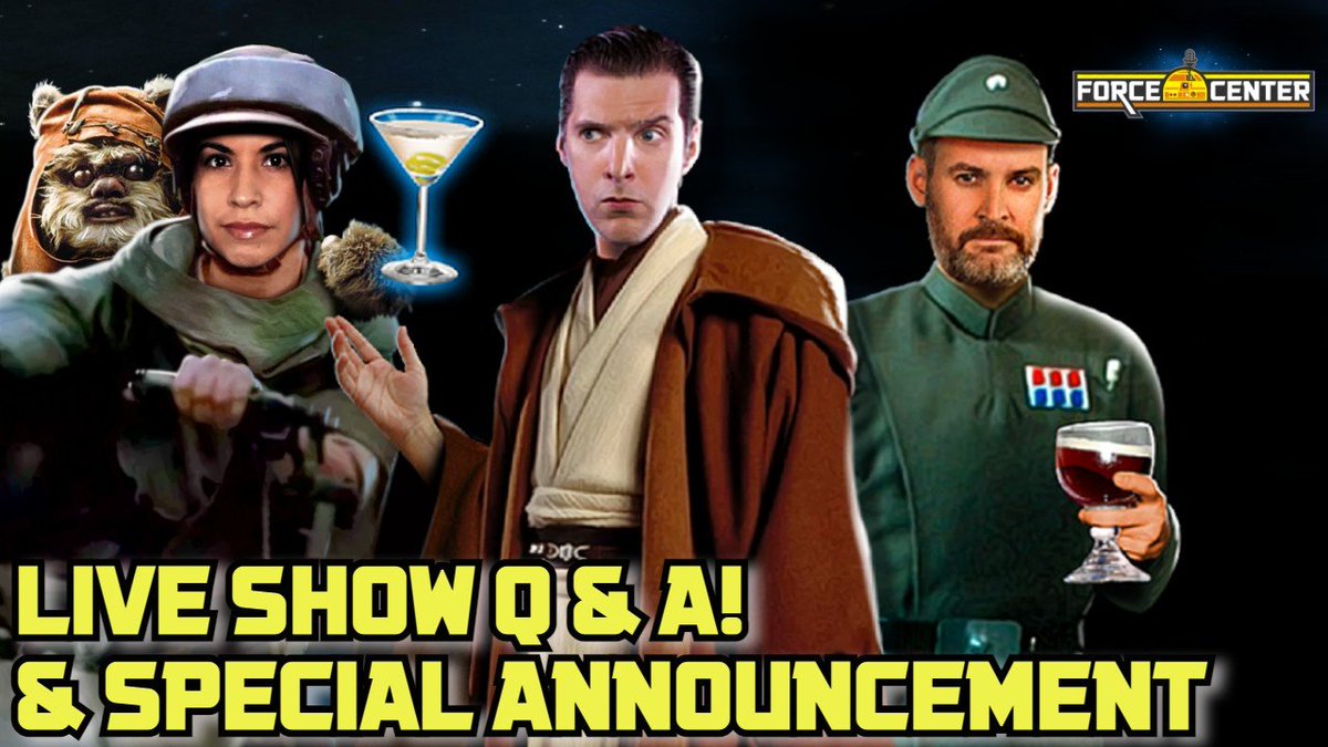 ForceCenterPod's tweet photo. AWOOGA! AWOOGA!

#ForceCenter will be live this Friday for a Q&amp;A and special announcement!

Join @JosephScrimshaw, @jenniferlanda, and @KenNapzok for some #StarWars fun!

Friday, Feb 24th -- 3 PM PT

WATCH ---> https://t.co/rzT3kmH4h6 https://t.co/Ugwz0XoCQt