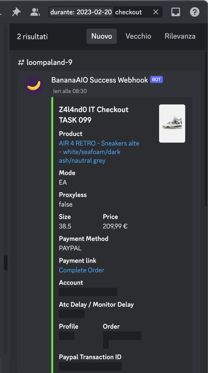 snkrschef02's tweet image. Shipped ✅ @HypeHuntersEU @BananaFramework @CloudProxiesIO