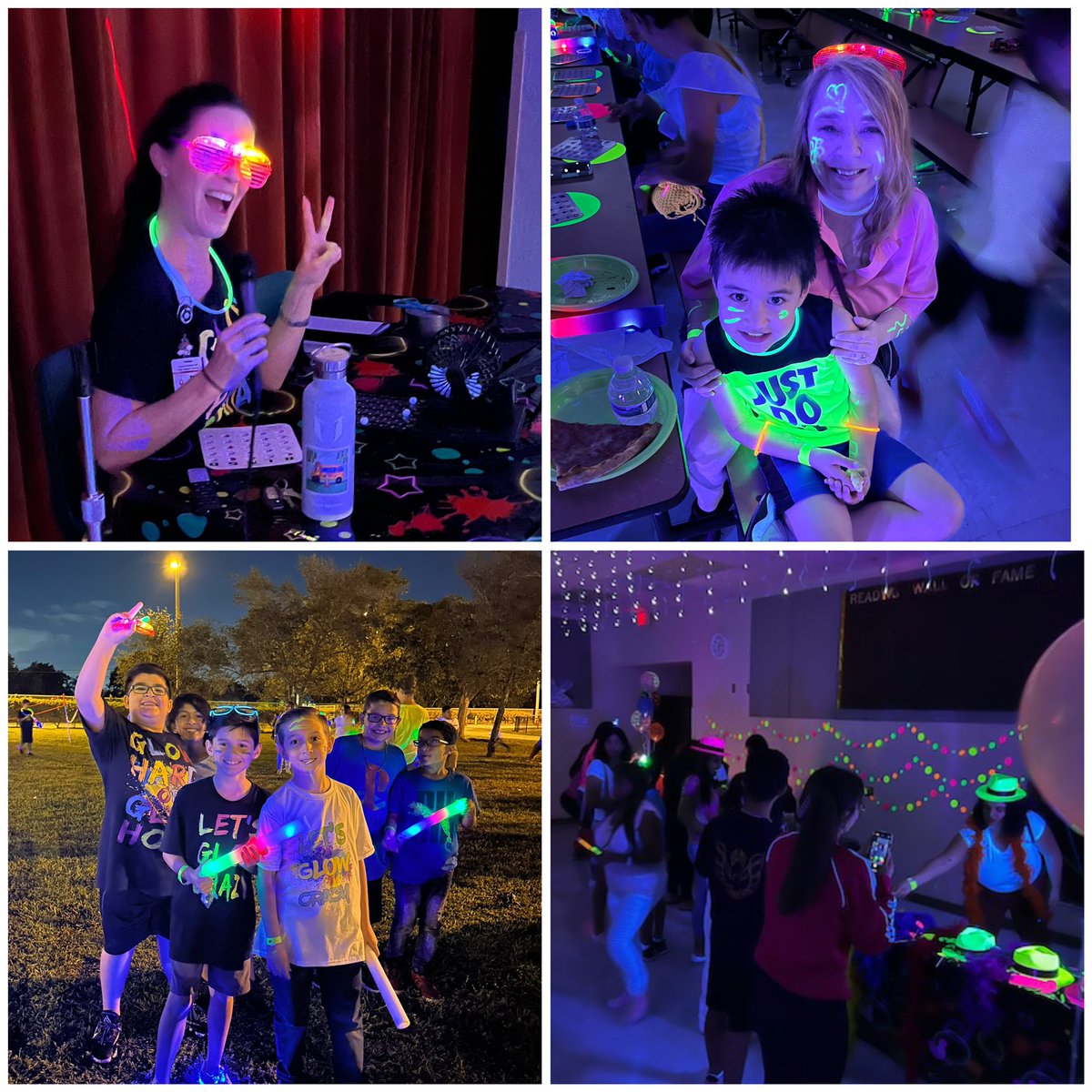 MeadowParkEl's tweet photo. Mother &amp; Son Glow Night was so much fun! Just a few images of another great PTA sponsored event! PTA would like to say a special thank you to the Dads, teachers and Meadow Park community members who came out to volunteer! @pbcsd @MeadowParkAP @SHaag77 https://t.co/ZnQ3PUYwoX