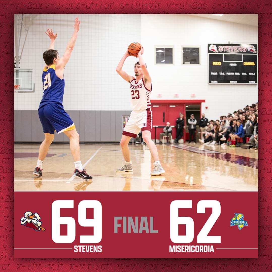Stevens Ducks (@stevensducks) on Twitter photo WHAT. A. GAME 🤗
Men's basketball topples Misericordia 69-62. Tune into their next home game on Wednesday! Be there and be LOUD!
#AllRise | <a href="/Stevens_MBBall/">Stevens Basketball</a> WHAT. A. GAME 🤗
Men's basketball topples Misericordia 69-62. Tune into their next home game on Wednesday! Be there and be LOUD!
#AllRise | <a href="/Stevens_MBBall/">Stevens Basketball</a>