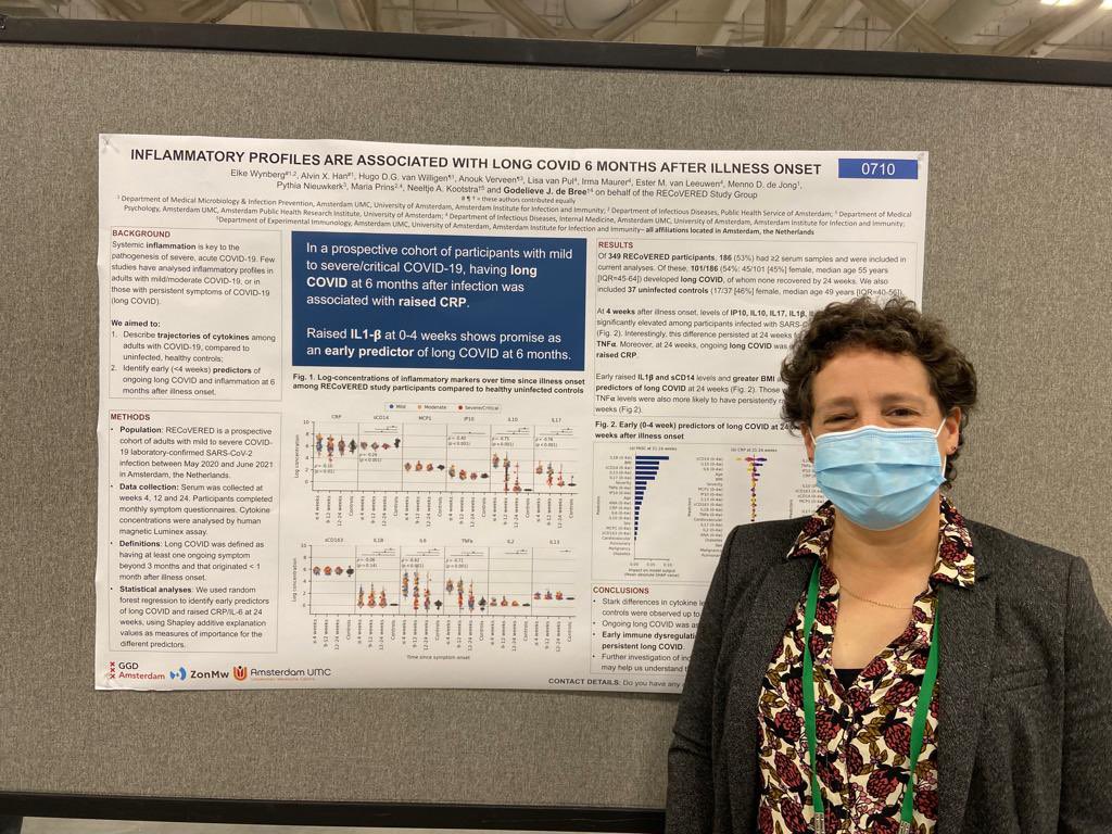 GGDAmsID's tweet photo. P710 - Inflammatory profiles are associated with long covid 6 months after illness onset 🦠

Today @DebreeGJ presents on behalf of @epi_elks at #CROI2023 https://t.co/LKhhBVZxjw