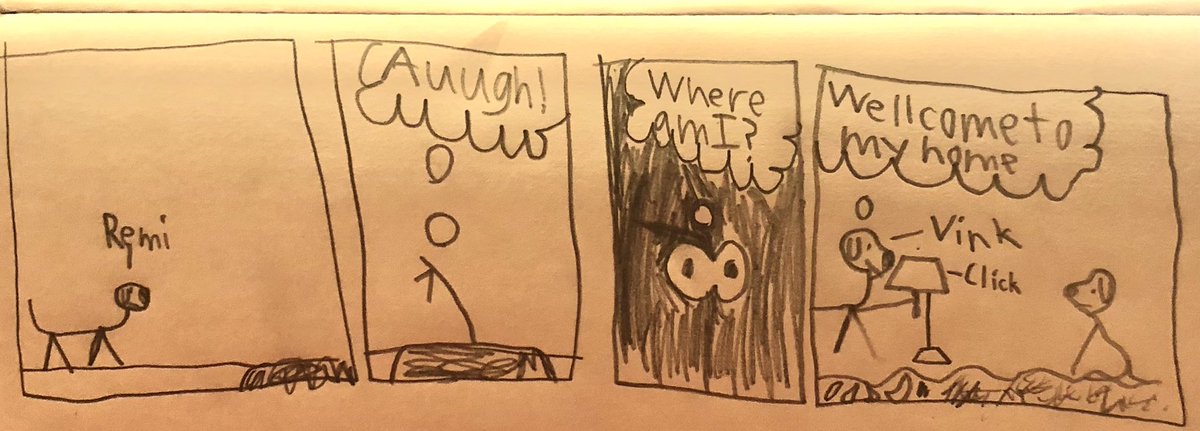 CheeseyComics's tweet photo. GR Comics #20 (original post date 2/20/2023) 

Vink’s Sekret hideout
#GoldenRatio #Vink #Remi https://t.co/eDetipsBLQ