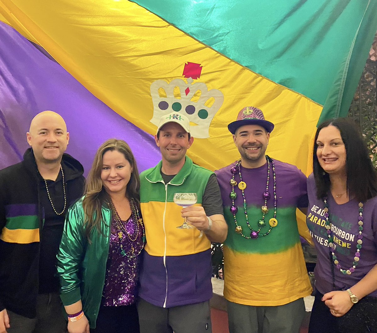 DavidMora's tweet photo. Still going strong at @BrennansNOLA! Excited for the @KreweofOrpheus ball tonight! ๐๐๐ #HailOrpheus #HailRex #MardiGras https://t.co/666vTuTDIp