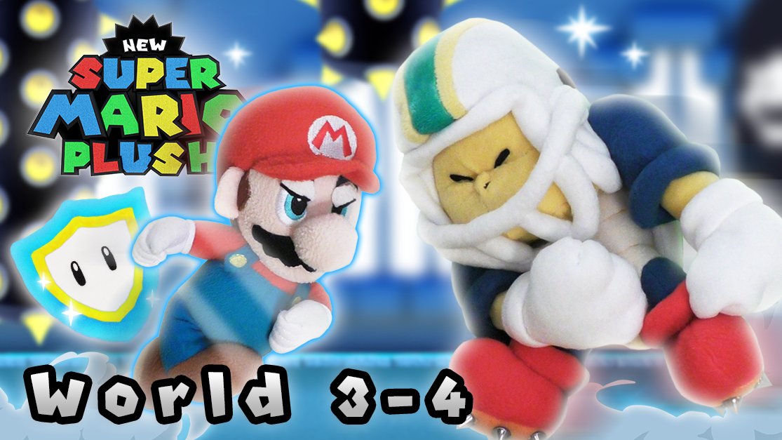 Grantendo's tweet photo. New Super Mario Plush World 3-4 https://t.co/ODOKDv9C7H via @YouTube https://t.co/dJVh5HhlwV
