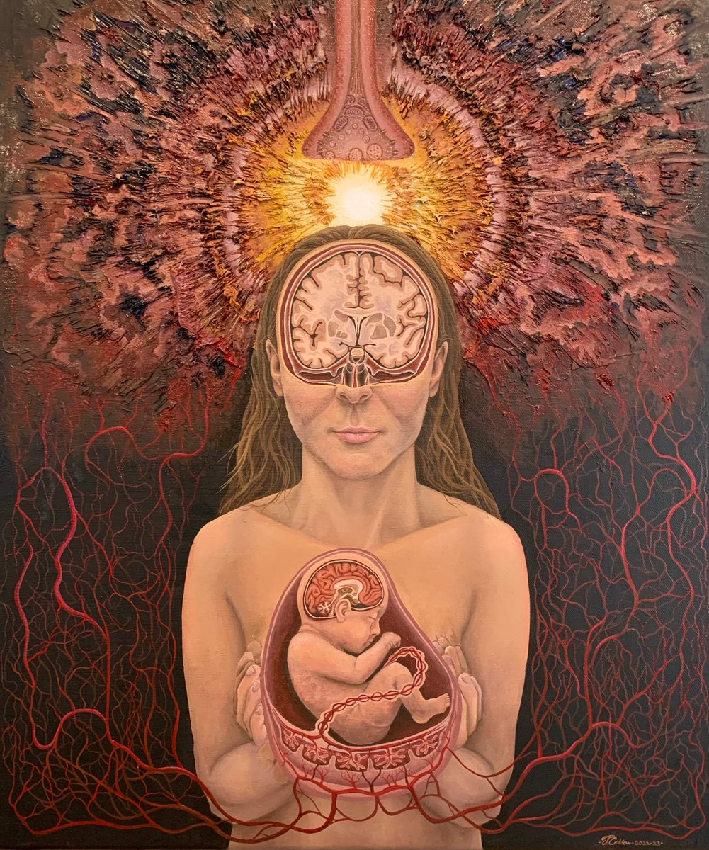 Art by Artist @jack_caldow_art on instagram

Title: ‘Synapse’

2022-23, Oil paints on canvas