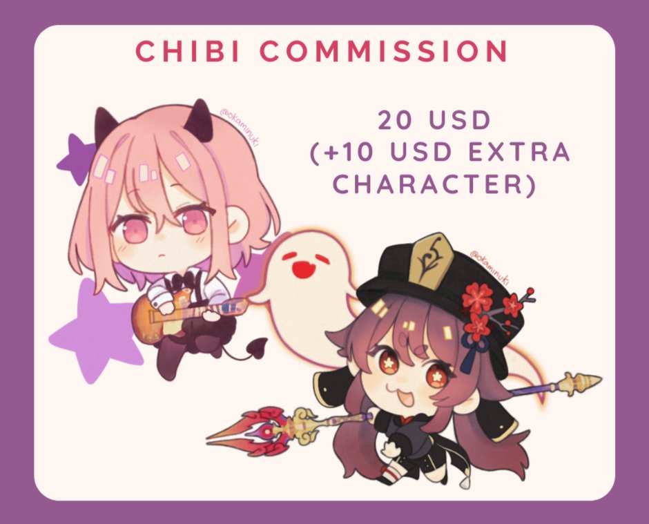 I have open commissions~
here is the new list and prices! 😊💙
If you are interested send me DM ~
#commissionsopen #Commission #ComisionesAbiertas #comisiones