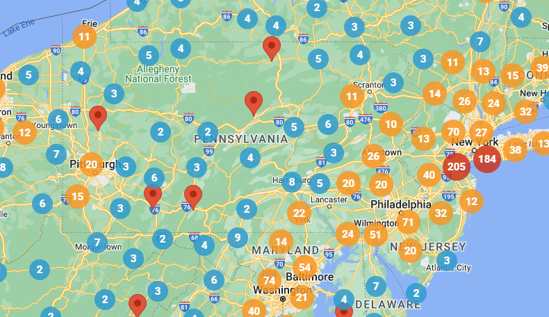 Map of congregations in PA
analytics.jws-library.one/ViewMap.html