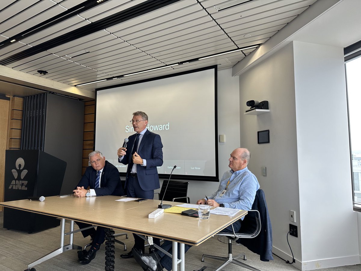 ⁦<a href="/major_comp/">Major Companies Grp</a>⁩ with ⁦<a href="/PaulGoldsmithMP/">Paul Goldsmith</a>⁩ and ⁦<a href="/MarkMitchellMP/">Mark Mitchell</a>⁩ talk to our members on National’s policy thanks to ⁦<a href="/ANZAotearoa/">ANZ Aotearoa</a>⁩ for hosting us