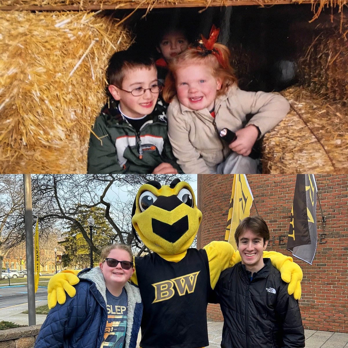 Pre - K 🚀 —> College 🐝 What’s better than doing it all with your best friend! BHS class of ‘23 & BW class of ‘27 #baldwinwallace #YJ4L