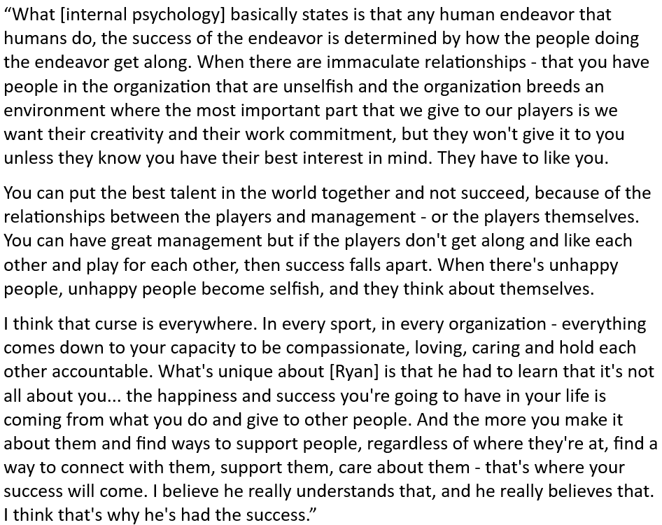 InsideLeafs's tweet photo. This quote from Brian O'Reilly (Ryan O'Reilly's dad) is great! Absolutely love this concept. https://t.co/4GaBbcWJQh