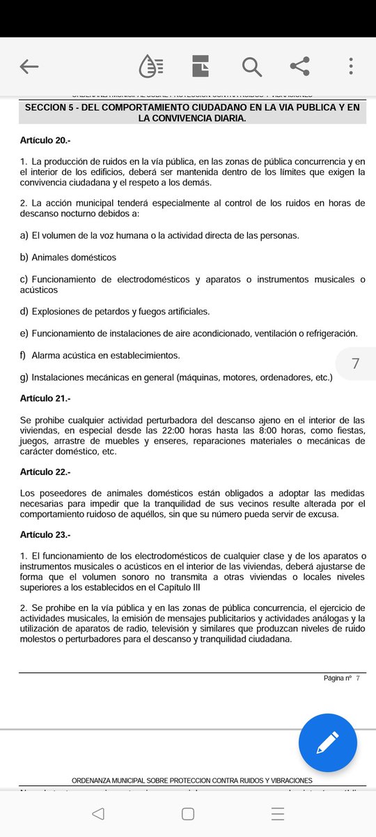 AGTenorio1's tweet photo. @Lololailolo Los puedes denunciar
según la ordenanza municipal de Alicante no se puede hacer ruidos perturbadores apartir de las 22h https://t.co/msvKk1HGri