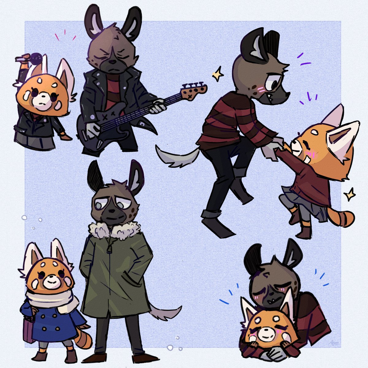 ラレコ on Twitter "RT Apanda_Arts T h e m Aggretsuko