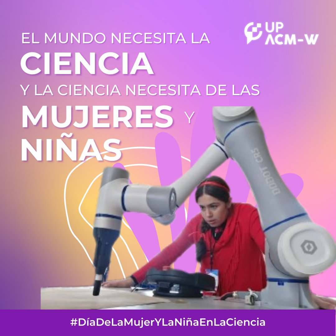 upacmw's tweet photo. El mundo necesita la ciencia y el mundo necesita de las mujeres y niñas 👩🏻‍💻👩🏻‍🚀👩🏻‍🔬🌎

#UPACMW #ACMW #WomenInSTEM https://t.co/6ZfeRXHmQL
