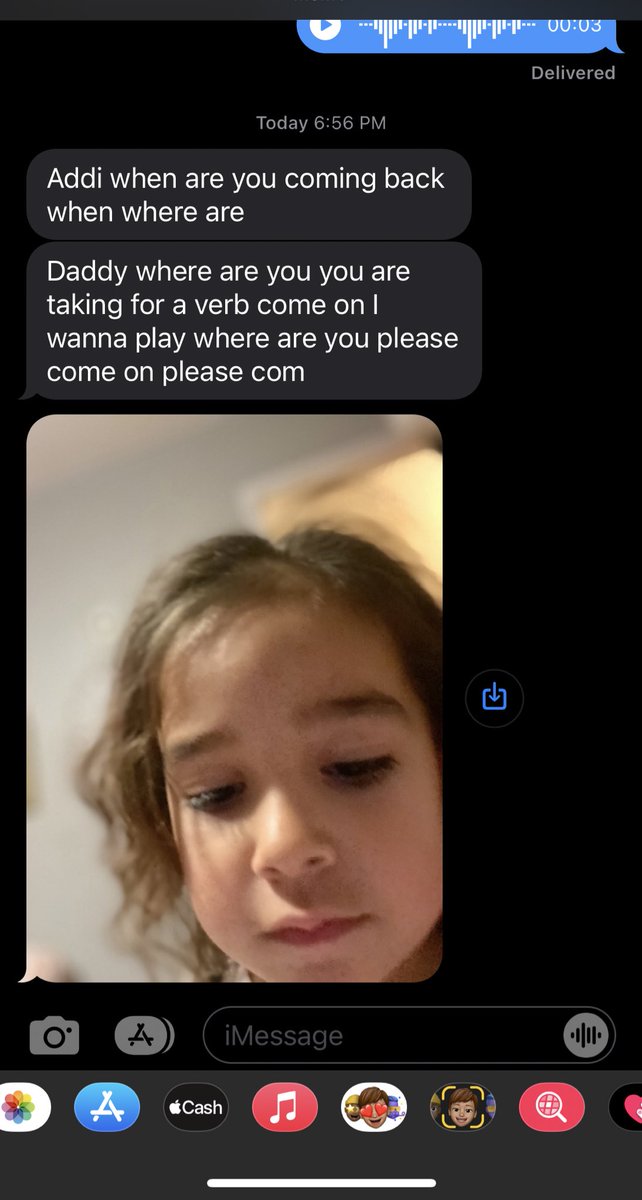 ogxice's tweet photo. Alayna learned how to use the voice message 🙄 https://t.co/SedGgJ1PDp