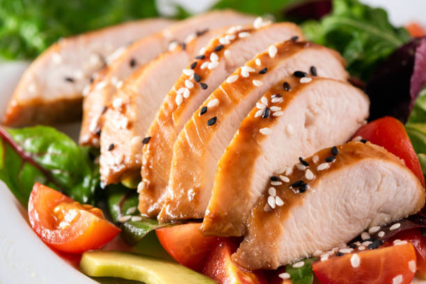 Achieveitfstr's tweet photo. Did you know that a certain amount of protein is required to gain muscle? It's important to eat plenty of high-protein foods, such as chicken breast, beef, or fish! https://t.co/qWxoxe63NZ