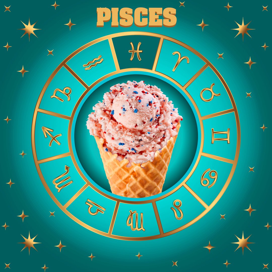 brusterrobinson's tweet photo. Happy Birthday, Pisces! As the magical dreamer of the zodiac, treat yourself to the flavor of your daydreams: Cotton Candy Explosion! #Pisces #zodiac #icecream #cottocandy #icecream #madeinpgh #Pittsburgh #robinsontownship https://t.co/1mZ5oceMoU