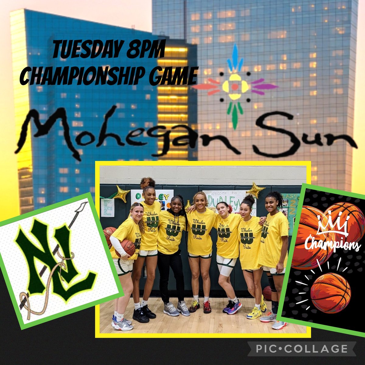 7 STRONG💯💪🏽LET'S GO!!!😤  <a href="/nlhsathletics/">NLHS Athletics</a> <a href="/CT_Girls_BBall/">CT Girls BBall</a>   <a href="/GameDayCT/">GameDay</a> <a href="/girlscbc/">Connecticut Basketball Club</a> <a href="/TheDayCTsports/">The Day sports</a> <a href="/TheReal_BizzyTv/">Bizzy 💎</a> <a href="/girlscbc/">Connecticut Basketball Club</a> <a href="/jmnetter33/">Coach Jess Mannetti</a> am.ticketmaster.com/mohegan/ECC