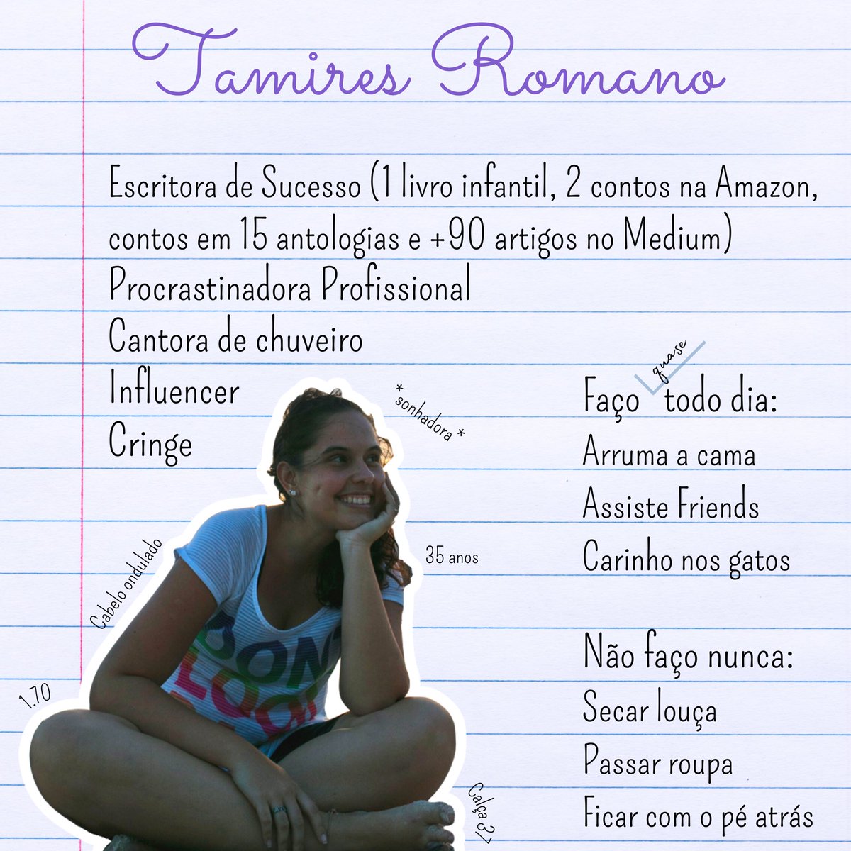 TamiresRomano's tweet photo. Novo ano, nova fase, novo fixado.

Já tem um tempo que eu tenho pensado em compartilhar mais os vários trabalhos que eu faço, muito além do “escrever livros”.

Quem puder dar rt pro meu perfil chegar em mais gente, eu agradeço de coração 💜 https://t.co/xl70Jef5AH