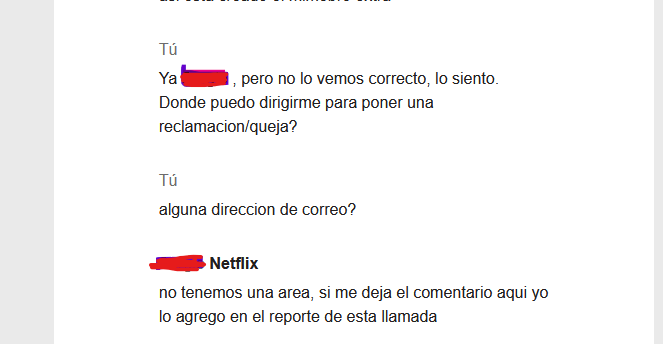 TxemaGomez's tweet photo. @NetflixES @consumidores 
¿Como hago para poneros una reclamación? https://t.co/USkOvzci6j