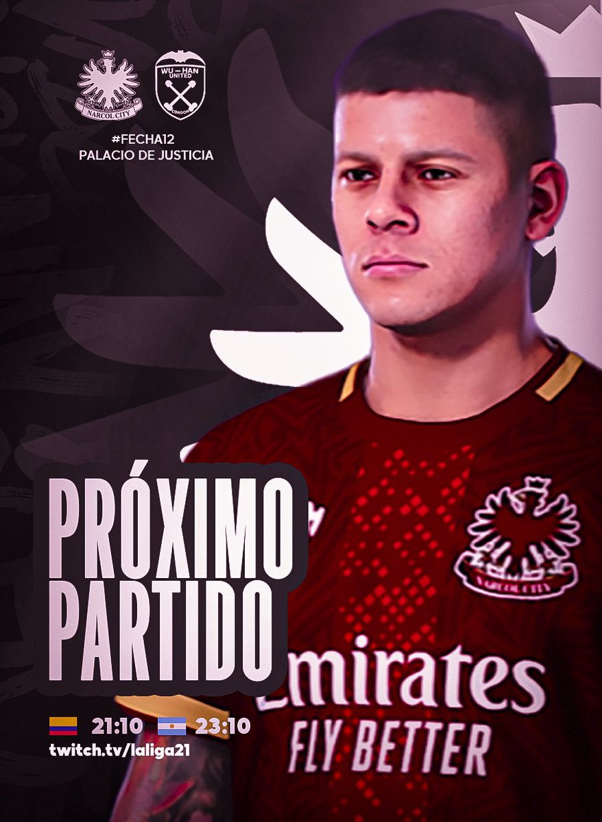 🔜 Miradas puestas en el Palacio de Justicia, donde mañana el Andino recibe al #WuHanUnited en la #Fecha12 de #La212. ¡Con toda!

#VamosAndino | <a href="/LaLiga21Of/">La Liga 21</a> 🦅
📺 twitch.tv/LaLiga21