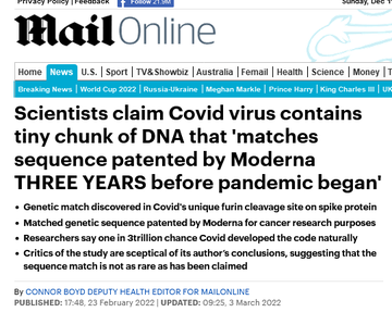 HateTheMachine's tweet photo. A Joke that'll not stand test of time
"You can handle a little #Moderna"
https://t.co/FzmUmNqztJ
#SarsCov2 cells acquired Moderna mutation #CTCCTCGGCGGGCACGTAG
Moderna, #MSH3
https://t.co/omvQfQemBj
https://t.co/FzmUmNqztJ
#mRNA in blood after 28 days
https://t.co/rjMx37qXyl https://t.co/jIk2Ejphkx