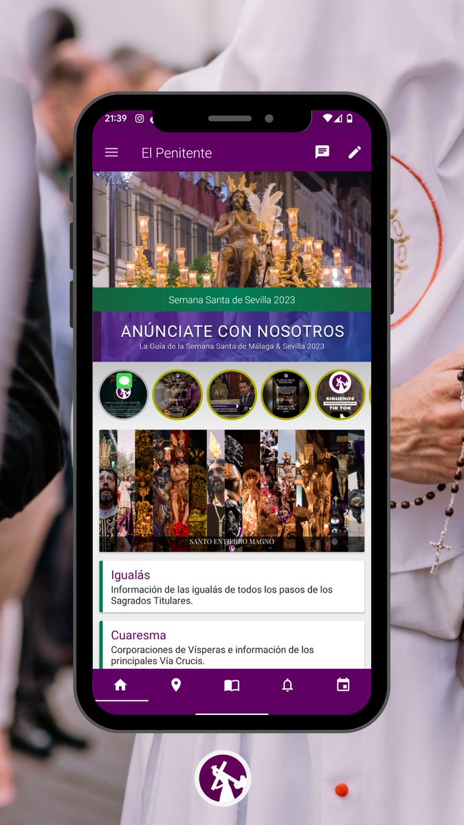 ElPenitente's tweet photo. 🚨¡Cofrades! Ya está disponible la última actualización de "El Penitente" con toda la información de la próximas Semana Santa del año 2023 en #Sevilla y #Málaga 

Android ➡️ https://t.co/QSswYJpn1d
iOS ➡️https://t.co/tlbteo9hVh

¡Ayúdanos con un RT! #ElPenitente23 https://t.co/20lq7NmA3l