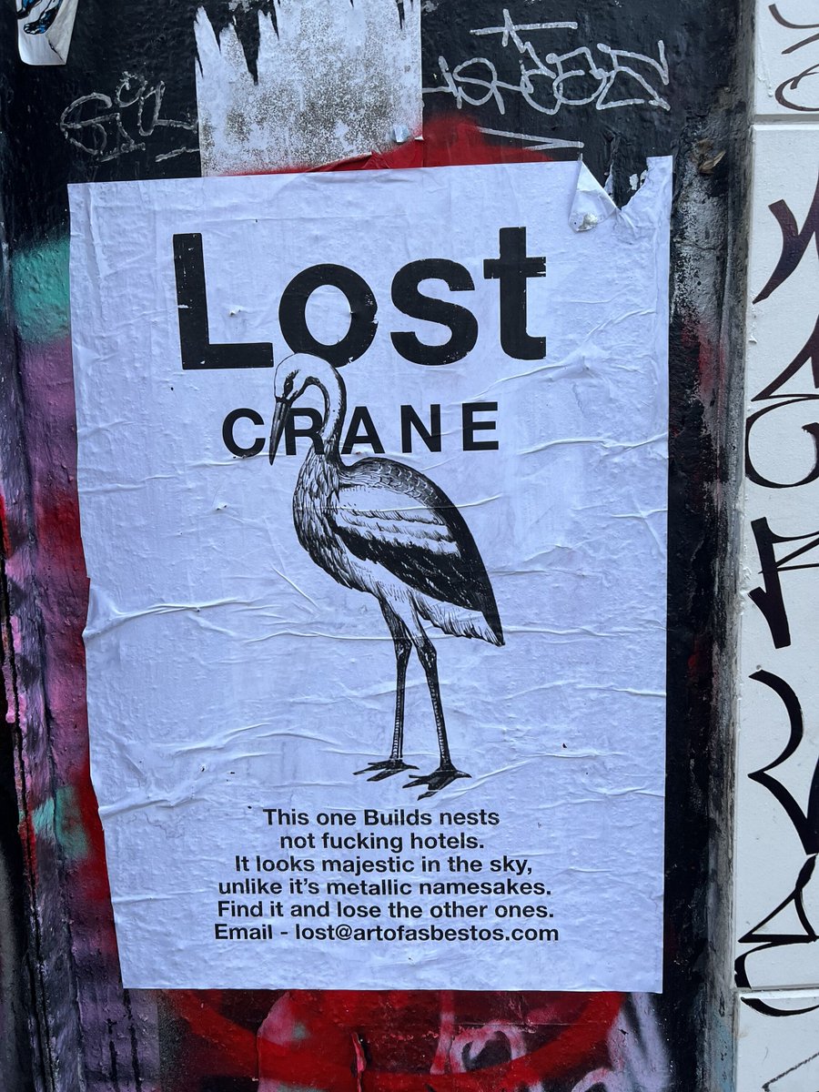 𝗝𝘂𝘀𝘁 𝗜𝗿𝗶𝘀𝗵 𝗧𝗵𝗶𝗻𝗴𝘀 ☘️ 
Lost crane in Dublin 😂🦩

#dublin #ireland #lostdublin #crane #irish #justirishthings