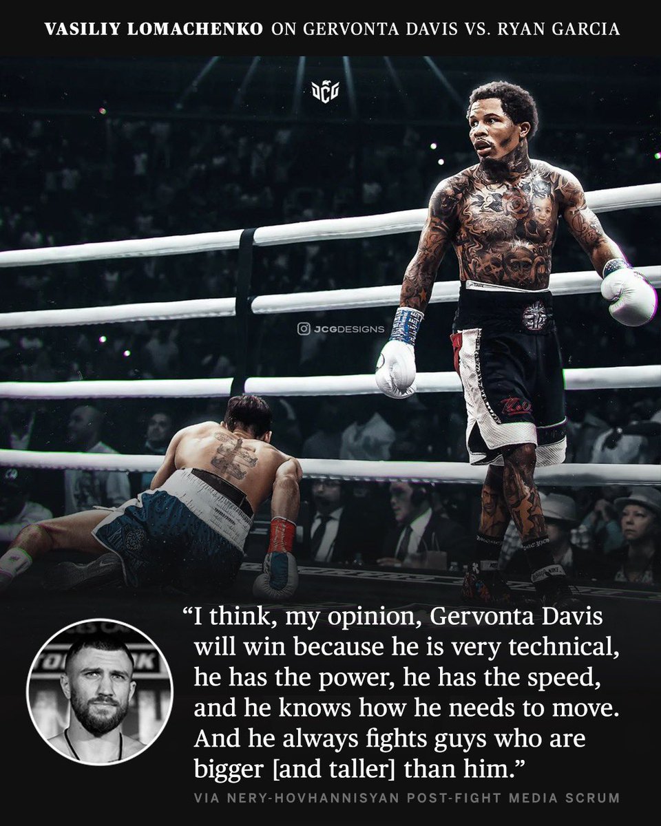 ESPNRingside's tweet photo. .@VasylLomachenko is predicting a Tank knockout of Ryan Garcia 👀 #DavisGarcia 

(🎨 @jcg_designs) https://t.co/CNy5Vo0OUC