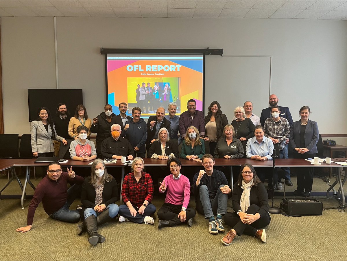 jamiewestndp's tweet photo. Prepping for Queen’s Park tomorrow and thinking proudly today about the strong relationship between the @OFLabour and the @OntarioNDP!
#WeAreWorkers https://t.co/65rL66X81p