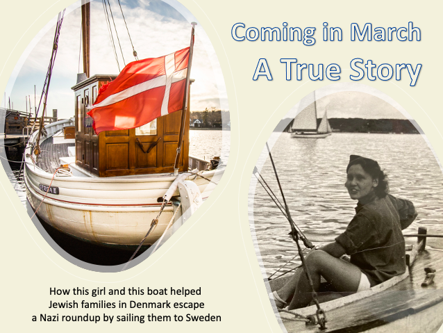 One month from tomorrow HARBORING HOPE will be out in the world. It's the true story of a young woman named Henny Sinding and a lighthouse supply boat named Gerda III who stood up for their fellow Danes. @megilnit @HarperStacks @mysticseaport #NF