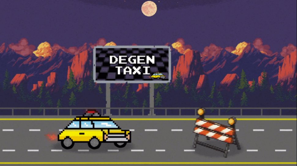 broofweb3's tweet photo. Degen Taxi - Solana's newest Crash game is open for business

@SolJakey live streaming at 5PM EST

Prizes: 10Sol + Degen Taxi NFT

Brand new community based crash game on Solana
themed around cult movie  classic -  Taxi Driver
Small supply 585 - 85% Rev Share https://t.co/51gnqu8rmx