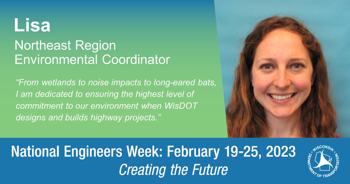 Wisconsin DOT on Twitter "Lisa is an environmental coordinator for