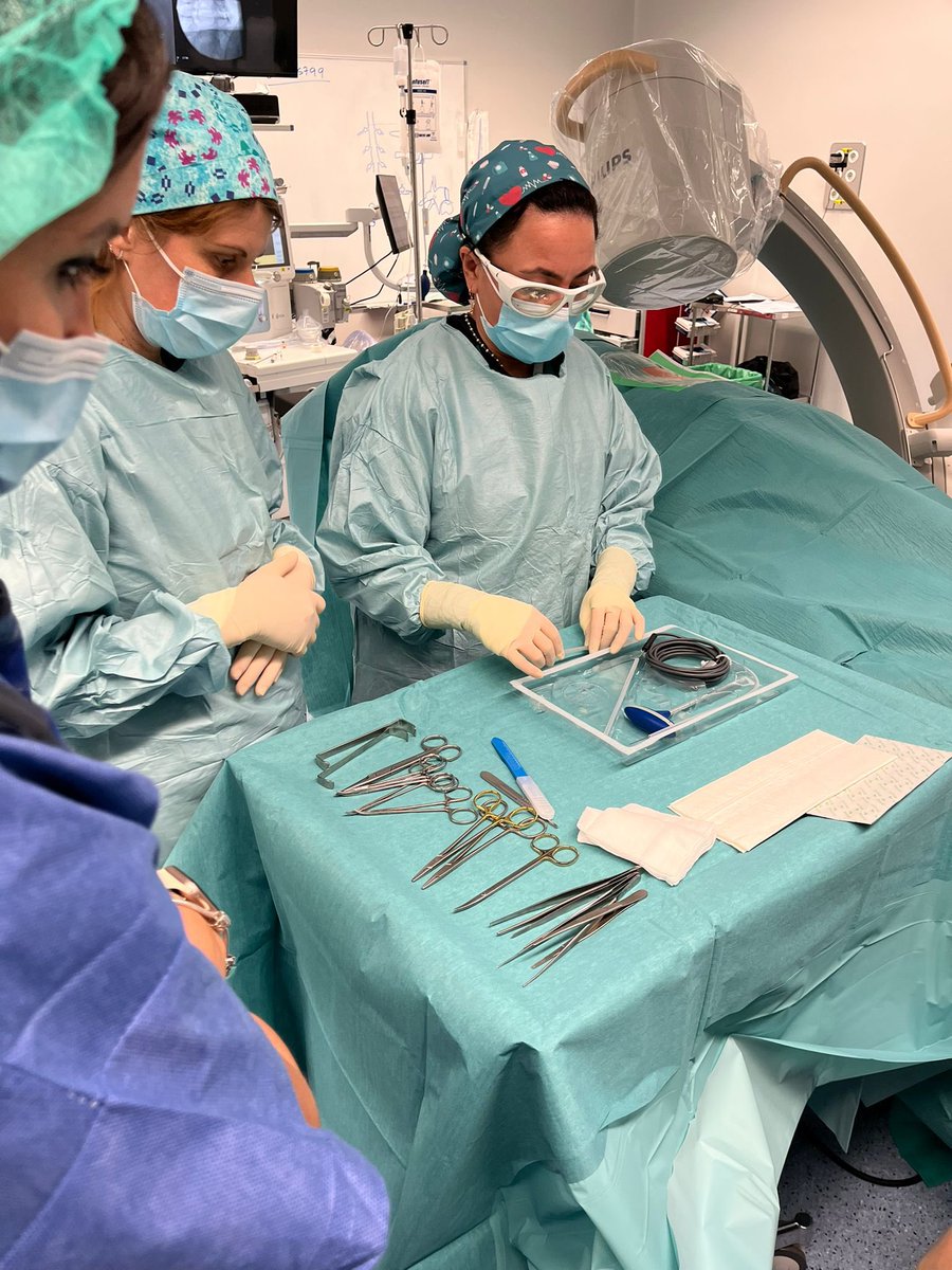 pios_institute's tweet photo. Tarde de prácticas en @HospitalPdH de la mano de la @Dra_SMartinez . Gracias a los alumnos por la asistencia y a @CARDIVAGROUP por su colaboración #resadisc #flextrode #sidekick #gasser #pios #paintraining https://t.co/b2FD2l494y