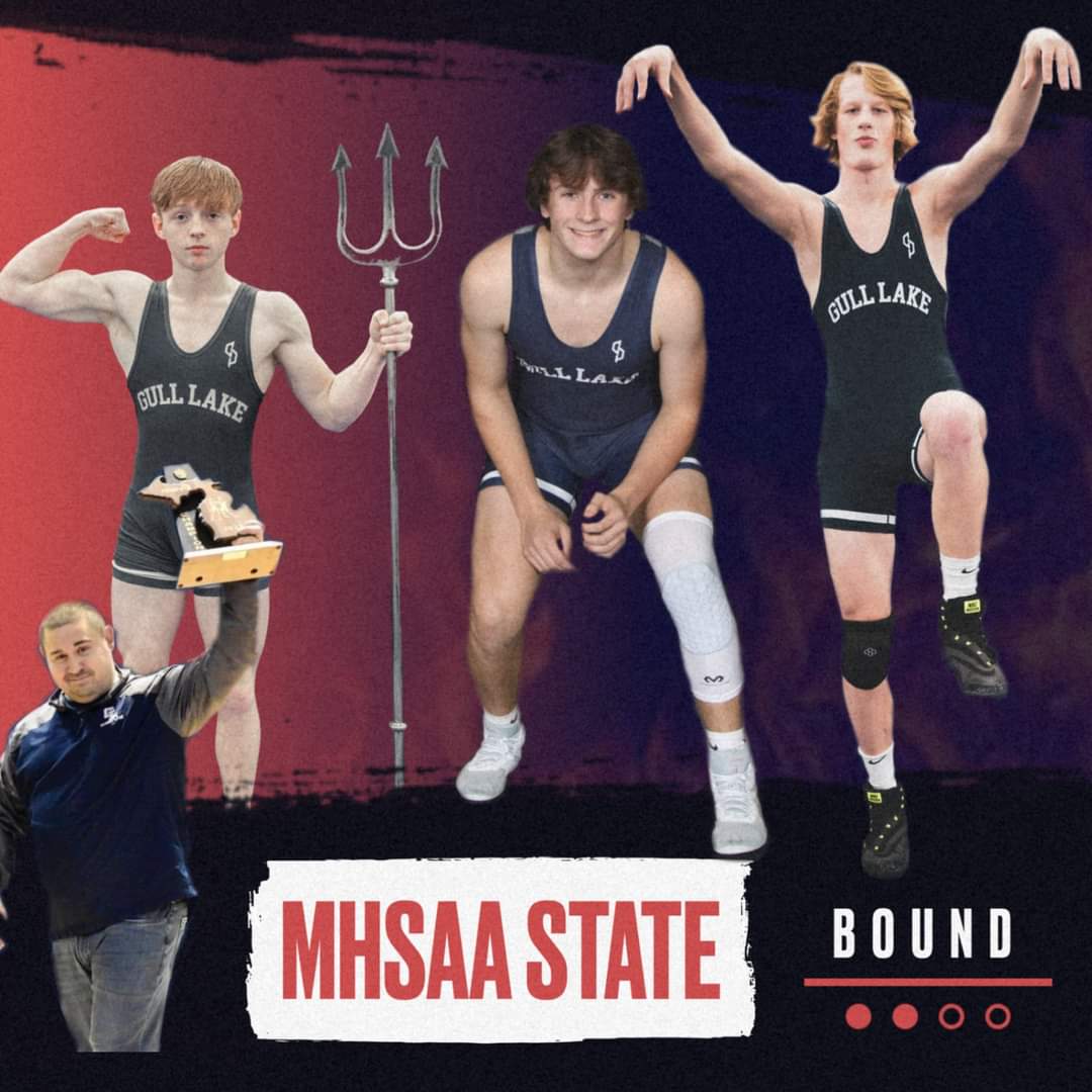 MIheathertoIL's tweet photo. Congratulations to the Gull Lake Blue Devils sending 3 boys to State! Special shout out to freshman @Rasler_Warner the hardest working & most humble kid you'll ever meet💪💪💪
#FordFieldBound #Freshman #Wrestler #FinishIt #Warner
@GoGLBlueDevils @michgrappler https://t.co/uFtJ0iTz4O