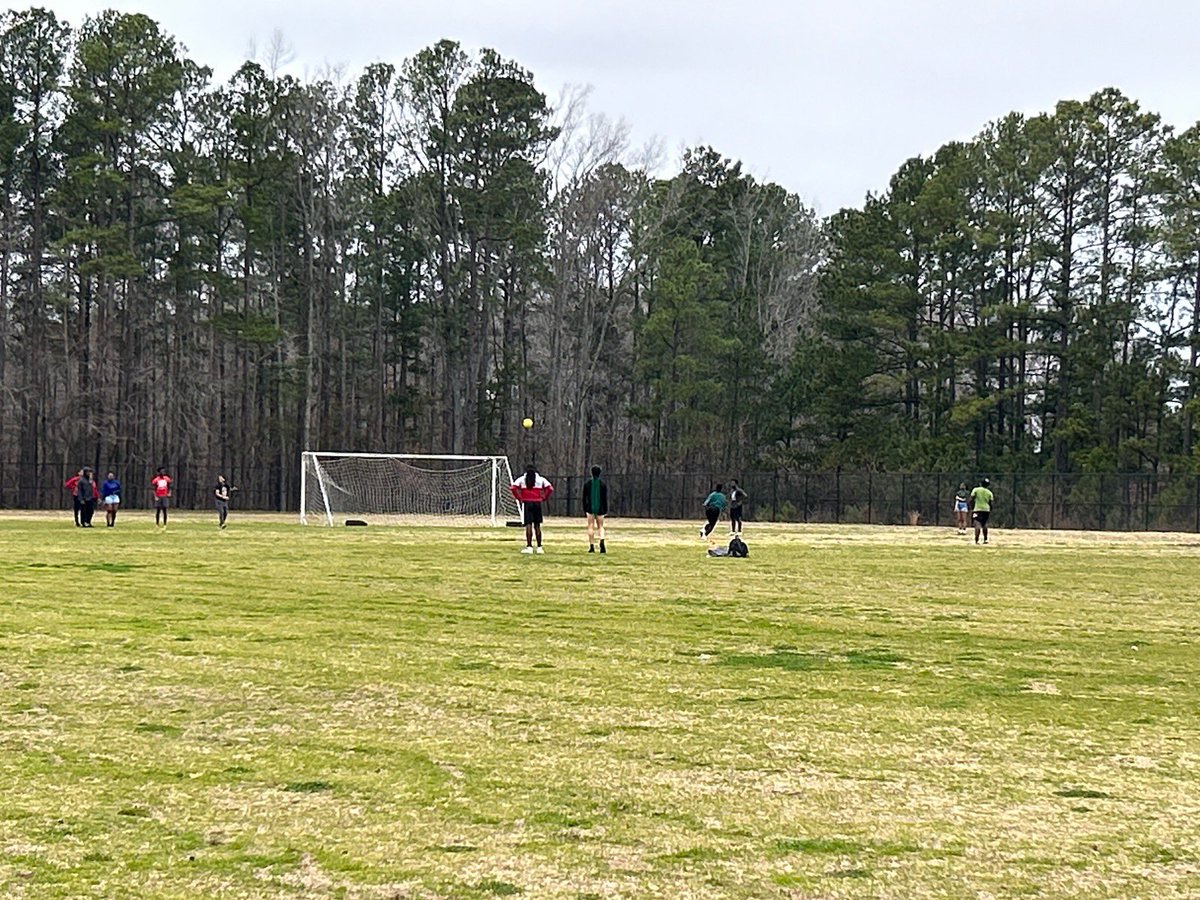 Garner_HS's tweet photo. Our BSU Squad hosted a Kickball Kickback today at school to start Black History Month Spirit Week at Garner Magnet! Swipe to see how you can celebrate with us this week! 💙💛 https://t.co/gZoV4HFEeh