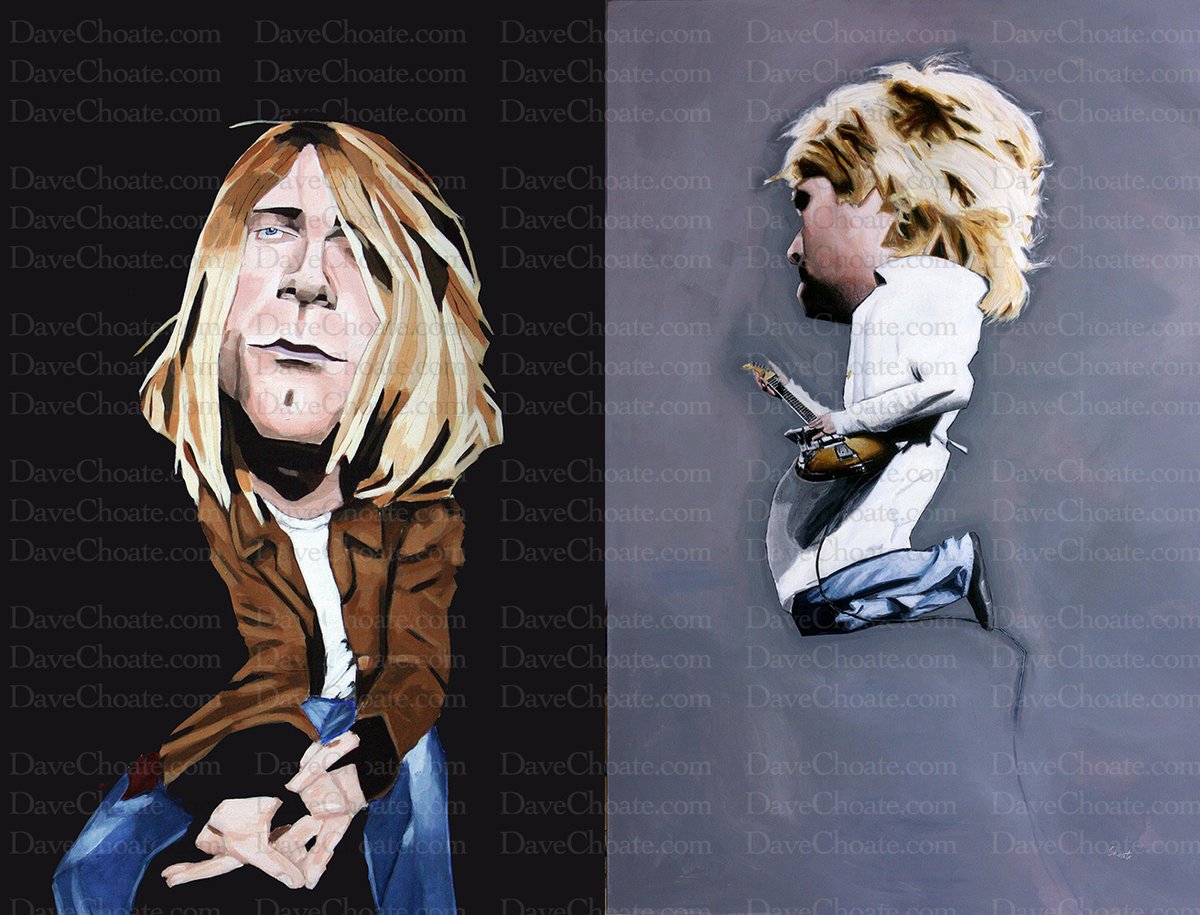 SeahawksArt's tweet photo. Happy Birthday to the one of the greatest artists from my generation, Kurt Cobain. https://t.co/wYsszOKcEi