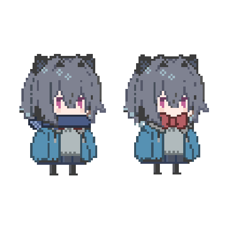 ドット絵ゆんちゃん 