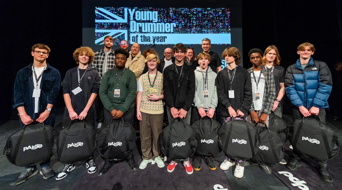 Cherissedrums's tweet photo. Awesome to have been a judge yesterday for #youngdrummeroftheyear 😁 

The talent was INSANE and huge congrats to Tyler Baker for winning 🤩 

Thanks to my wonderful drum teacher @mikedolbearcom for putting on this incredible event for 21 years!  🥁😍

#drums #drumming #drummers https://t.co/GjGjANTCGk