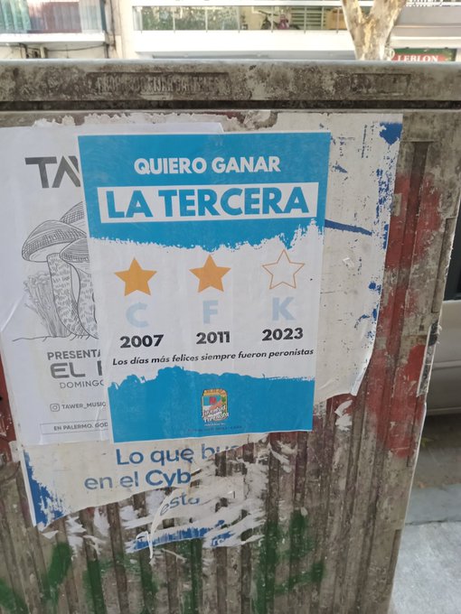 therealbuni's tweet photo. Forzaron tanto la canción del mundial en la propaganda que se olvidaron de que están gobernando AJSJAJA https://t.co/Ms7G3PcBeB