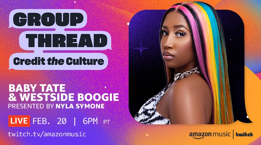 Having a discussion at 6PM PST Today with @amazonmusic & @WS_Boogie