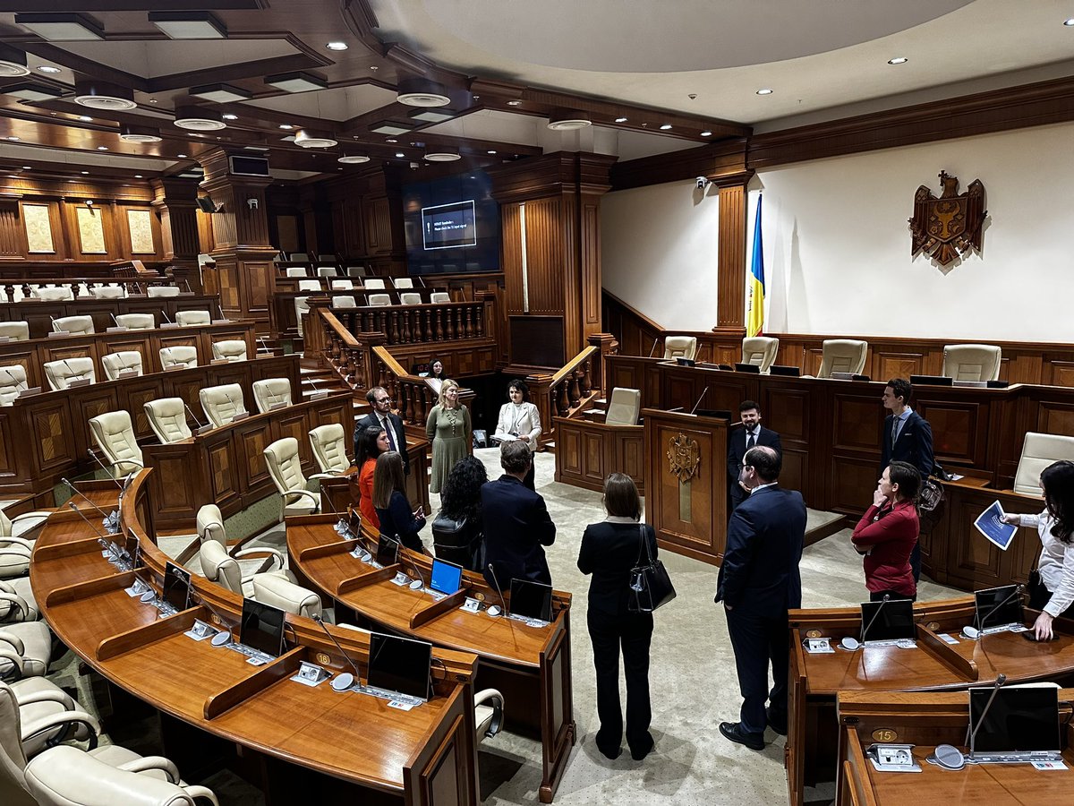 NDIgov's tweet photo. 2/3 Our team is accompanied by expert staff from the U.S. Congress and @CRS4Congress. This exchange aims to ensure @Parliament_RM has the expertise it needs to tackle some of the most pressing issues facing #Moldova. https://t.co/rYdPavZMbZ