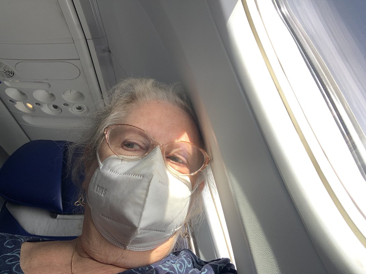 safetylawyer1's tweet photo. On a plane to TX and either the dude in front of me or in my row is farting up a storm. I’m smelling it through my KN95, wishing I could open the window. I can only imagine how other passengers are faring. #GreenClouds #GasAttack https://t.co/QtHt76AsMb