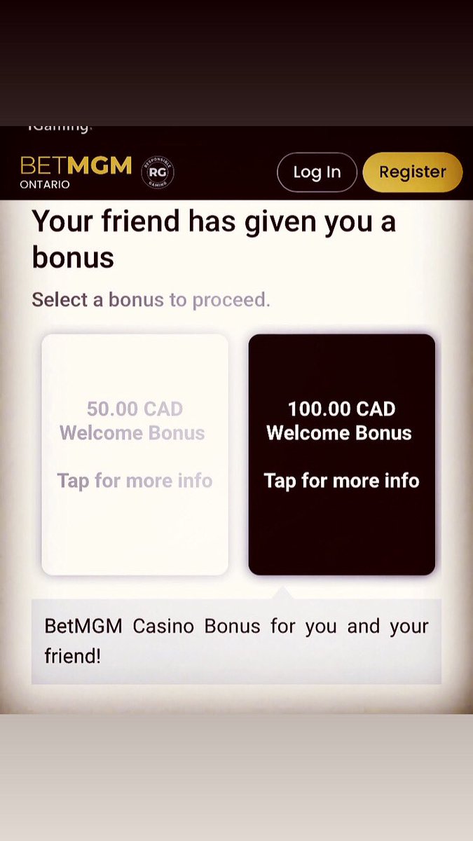 BetMGM Ontario Casino 100$ welcome bonus. Deposit 10$ to claim bonus. Only 1x wager required to clear bonus. on.betmgm.ca/en/mobileporta… 
 #OTTvsBOS