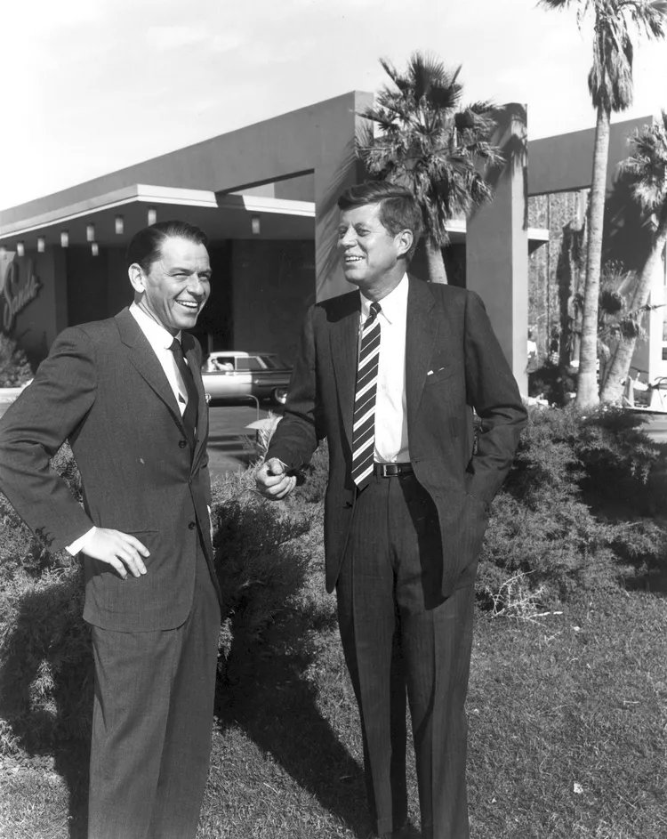 Fun fact: Frank Sinatra and the Rat Pack helped get John F. Kennedy elected. And the night before JFK's inauguration, Sinatra threw a star-studded gala to pay off the Democratic Party's $2 million campaign debt.

Happy Presidents' Day 🇺🇸