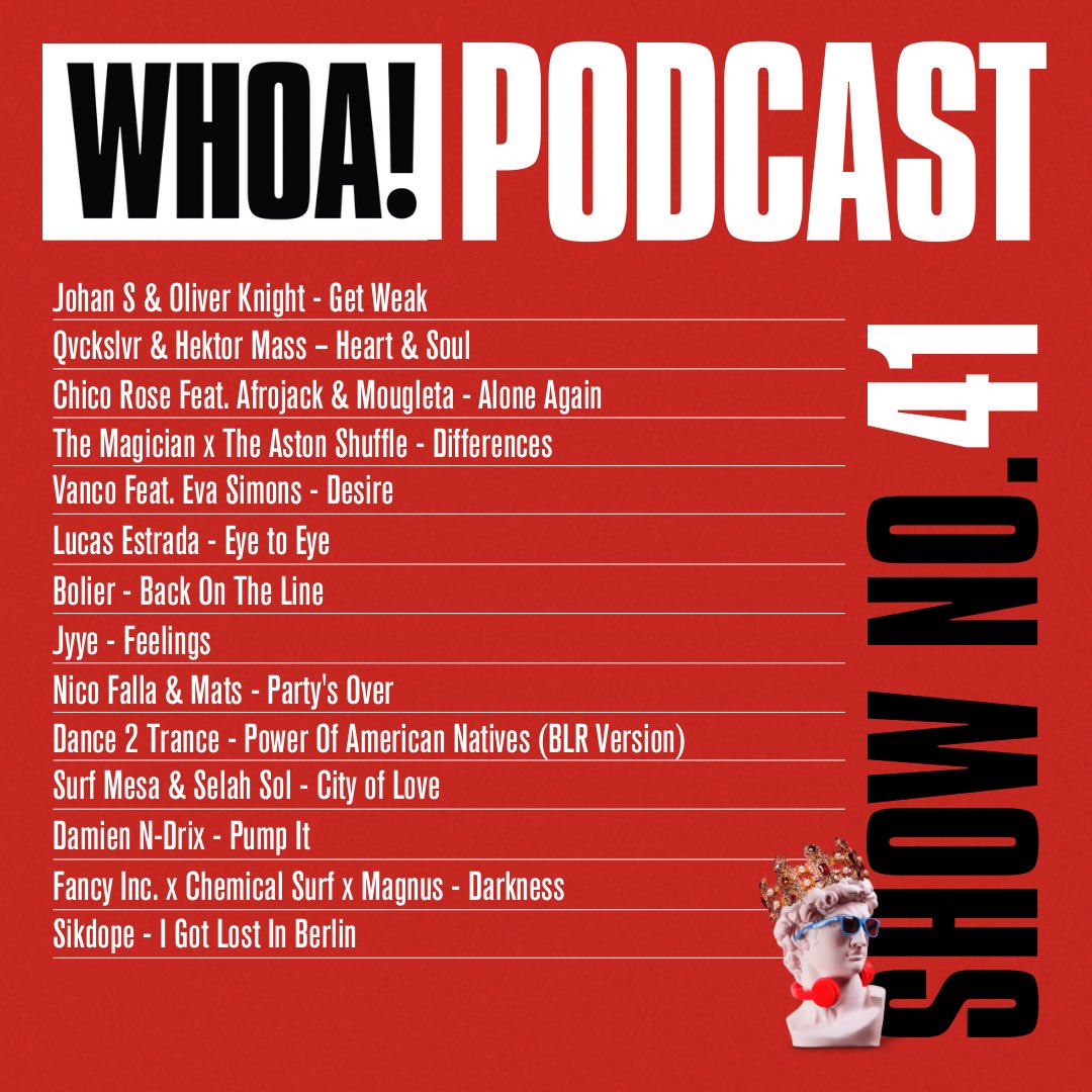 whoapromotions's tweet photo. We have a few new podcasts episodes for you to stream now 💥🔊 https://t.co/ykcOLuWIrk