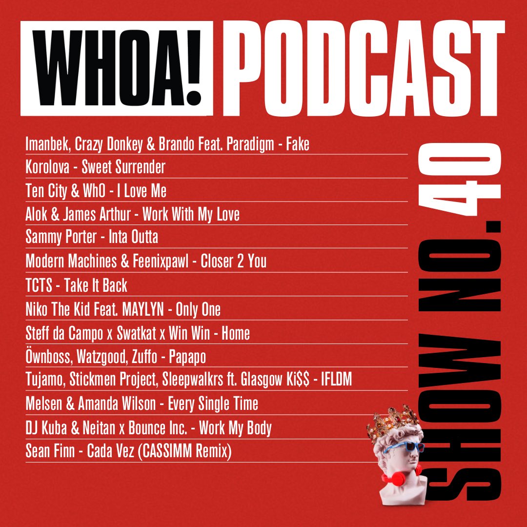 whoapromotions's tweet photo. We have a few new podcasts episodes for you to stream now 💥🔊 https://t.co/ykcOLuWIrk