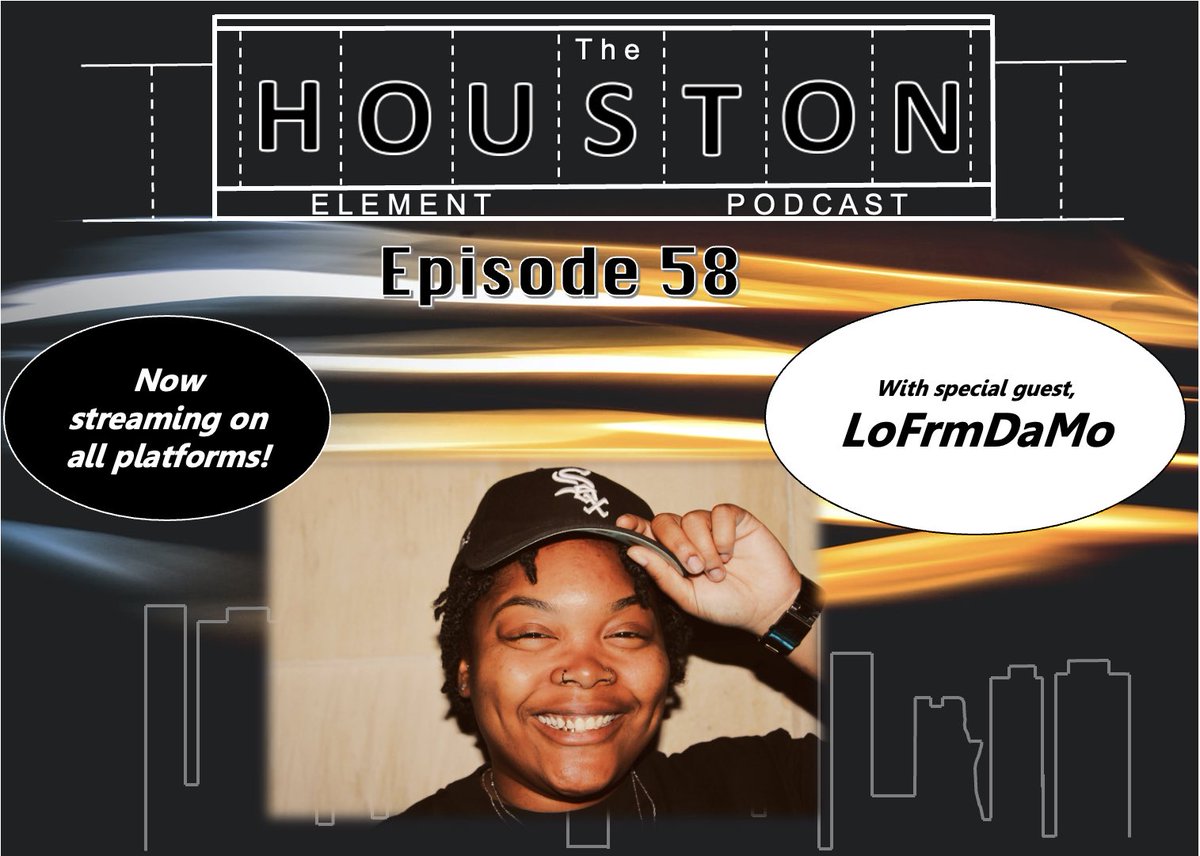 thepodcasthtx's tweet photo. New episode feat. @lofrmdamo2234 now streaming on  platforms!
#houston #texas #podcast #music #local #artist #rap #hiphop #femaleartist #femalerapper #producer #spacecity #mocitytx #paintthecitytx #thepodcasthtx https://t.co/0c0922Z5pH