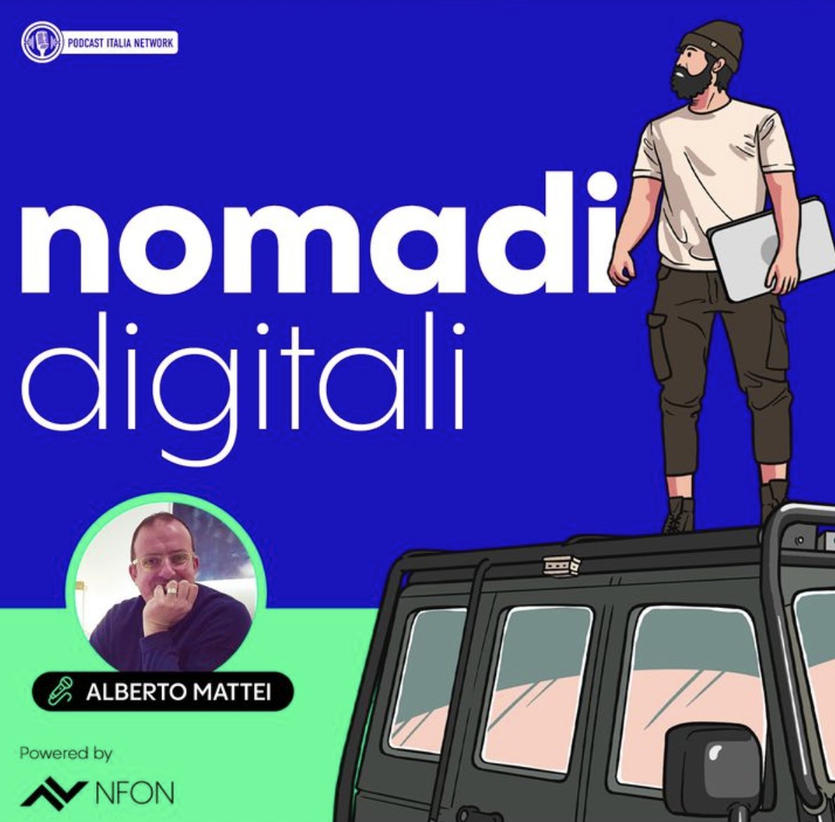 Ascolta Alberto Mattei fondatore di Nomadi Digitali®.it - "Ripensare se stessi per vivere meglio" -
di Podcast Italia Network via #spreaker spreaker.com/user/podcast-i… 
#nomadidigitali #lavorodaremoto #smartworking